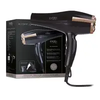 Italian Design Cyclone Air Tech 2300W Light and Brigth secador Negro, Oro