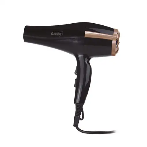 Italian Design Cyclone Air Tech 2300W Light and Brigth secador Negro, Oro