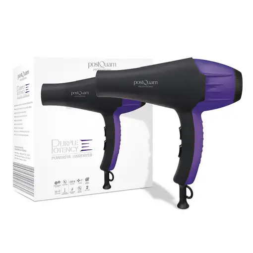 PostQuam PQPAE1004 secador 2300 W Negro, Púrpura
