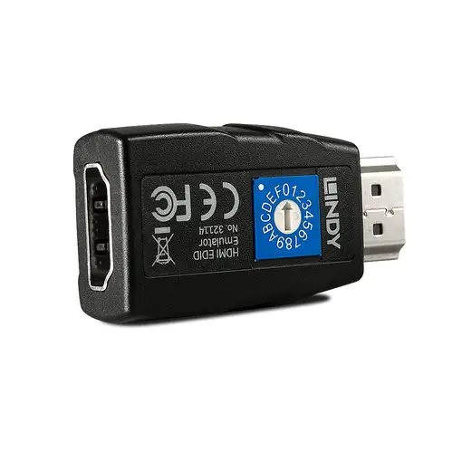 Lindy 32114 cambiador de género para cable HDMI Type A Negro
