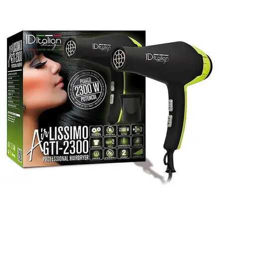 Italian Design GTI 2300 secador 2300 W Negro, Verde