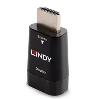 Lindy 38194 cambiador de género para cable HDMI Type A (Standard) VGA Negro