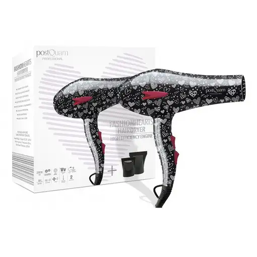 PostQuam PQPAE1005 secador 2400 W Negro, Rosa