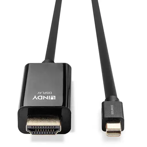 Lindy 36926 adaptador de cable de vídeo 1 m HDMI tipo A (Estándar) Mini DisplayPor