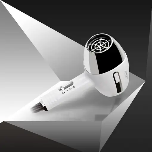 PostQuam PQPAE1002 secador 1400 W Plata, Blanco