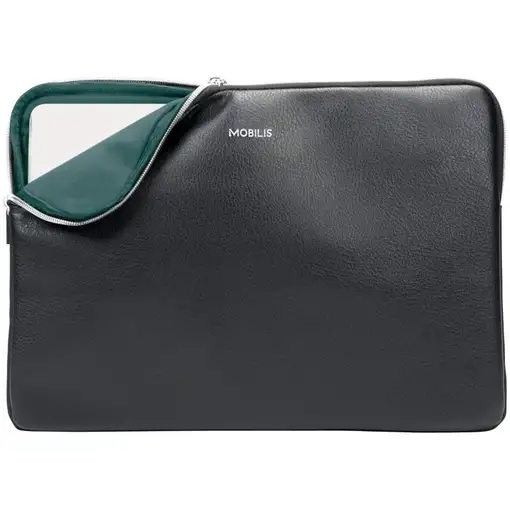 Mobilis PURE SLEEVE 35,6 cm (14'') Funda Negro, Plata