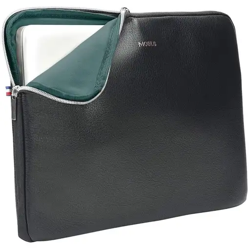 Mobilis PURE SLEEVE 35,6 cm (14'') Funda Negro, Plata