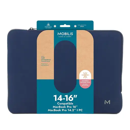 Mobilis 049022 maletines para portátil 40,6 cm (16") Funda Gris, Marina