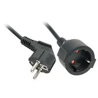 Lindy 30244 base múltiple 3 m 2 salidas AC Interior Negro