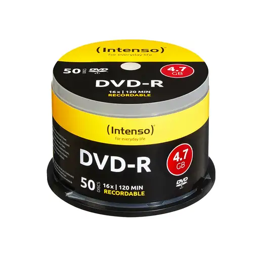 Intenso DVD-R 4.7GB, 16x 4,7 GB 50 pieza(s)