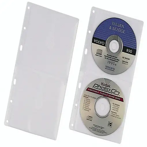 Durable 5203-19 Funda 2 discos Transparente