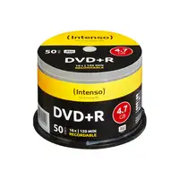 Intenso 4111155 DVD en blanco 4,7 GB DVD+R 50 pieza(s)