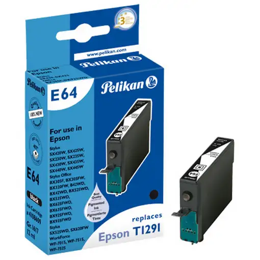 Pelikan E64 cartucho de tinta 1 pieza(s) Negro
