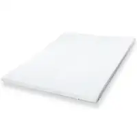 El topper de espuma viscoelástica de piedra blanca para cama doble 140x195