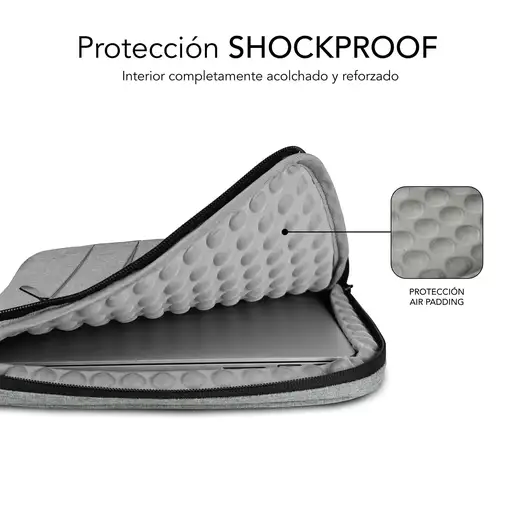 Funda para Portátil Air Padding 360 Sleeve 13.3 a 14\  Gris
