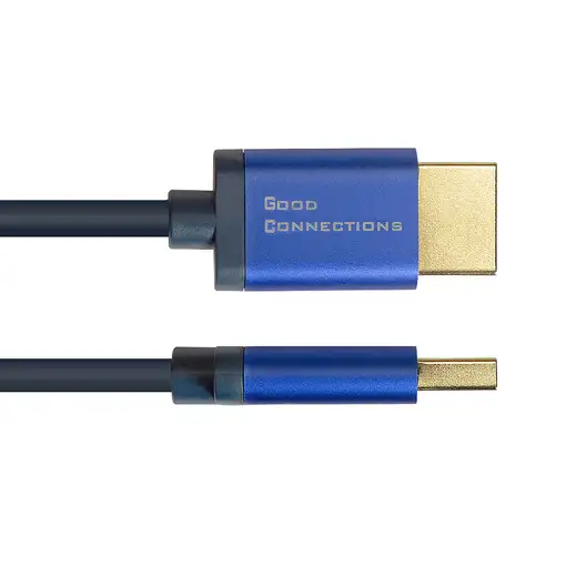 Alcasa 4521-SF010B cable HDMI 1 m HDMI tipo A (Estándar) Azul