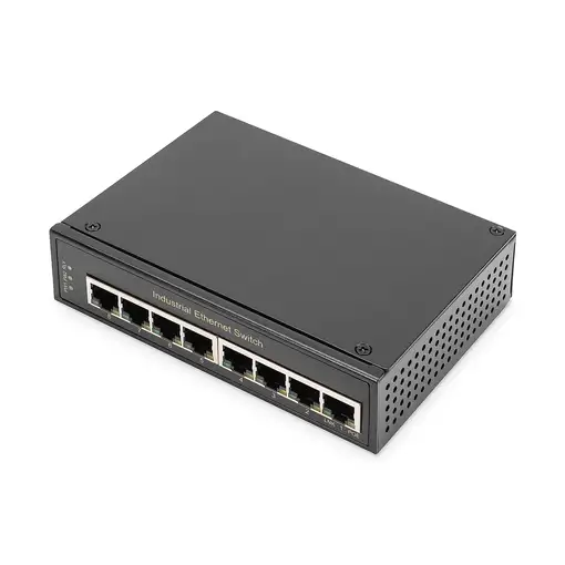 Digitus Conmutador de red Gigabit Ethernet de 8 puertos, industrial, no gestionado