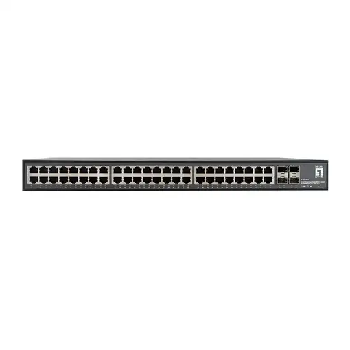 LevelOne GTU-5211 switch No administrado Gigabit Ethernet (10/100/1000) Negro