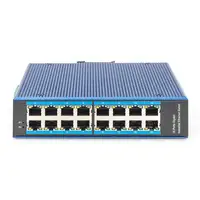 Digitus Conmutador de red Ethernet Gigabit de 16 puertos, industrial, no gestionad