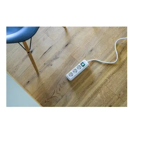 Brennenstuhl 1152920 base múltiple 5 m 3 salidas AC Interior Blanco