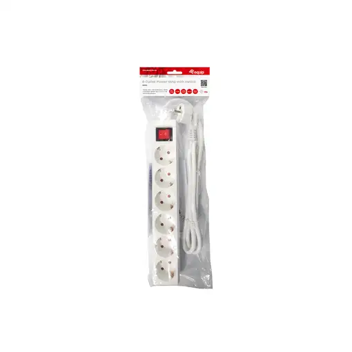 Equip 245552 base múltiple 1,5 m 6 salidas AC Interior Blanco