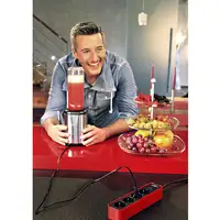 Brennenstuhl 1153240070 base múltiple 1,5 m 4 salidas AC Interior Negro, Rojo