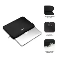 Funda Ordenador Business Laptop Sleeve Neoprene V2 13,3 a 14\ Negro