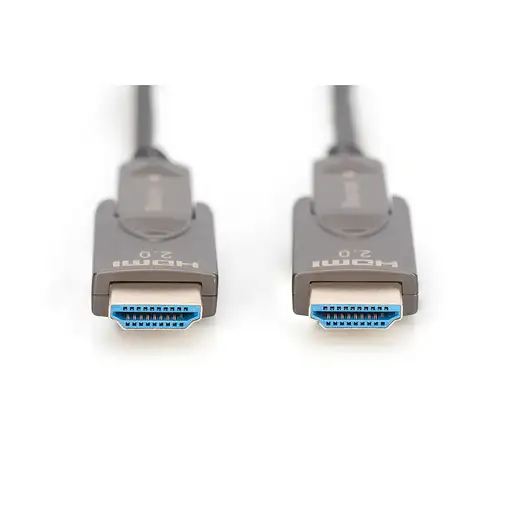 Digitus Cable de fibra óptica híbrido 4K HDMI AOC con 20m conector desmontable