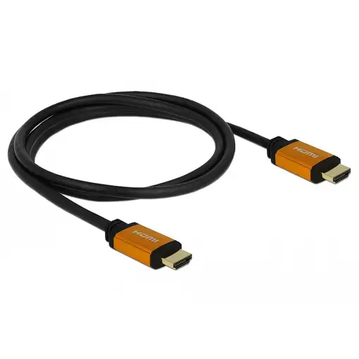DeLOCK 85728 cable HDMI 1,5 m HDMI tipo A (Estándar) Negro, Oro