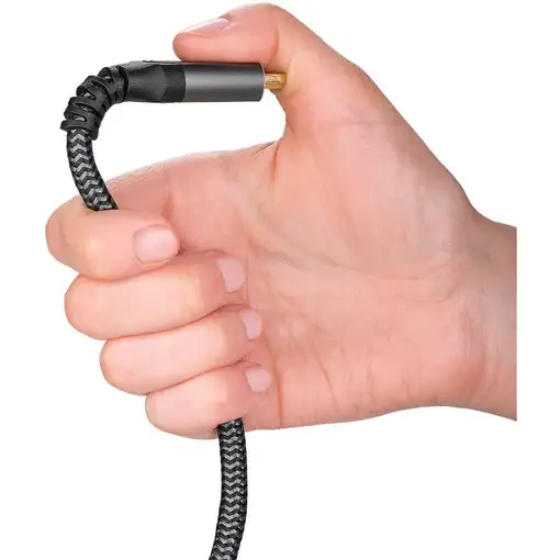 Goobay 65263 cable HDMI 5 m HDMI tipo A (Estándar) Negro, Plata