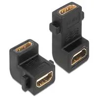DeLOCK 65510 cambiador de género para cable HDMI Negro