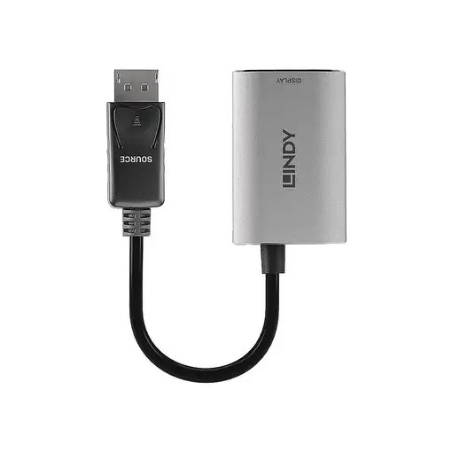 Lindy 41094 adaptador de cable de vídeo 0,11 m DisplayPort HDMI Gris