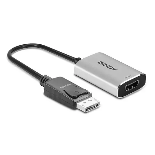 Lindy 41094 adaptador de cable de vídeo 0,11 m DisplayPort HDMI Gris
