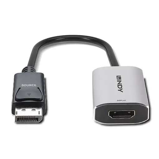 Lindy 41094 adaptador de cable de vídeo 0,11 m DisplayPort HDMI Gris