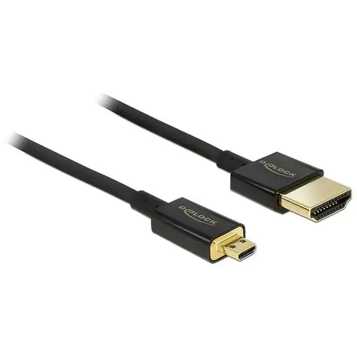 DeLOCK HDMI-A/HDMI Micro-D, 1.5 m cable HDMI 1,5 m HDMI tipo A (Estándar) HDMI tip