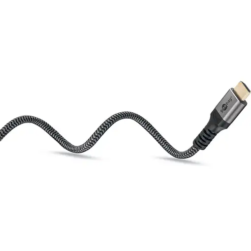 Goobay 64997 cable HDMI 10 m HDMI tipo A (Estándar) Negro, Plata
