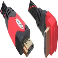 DeLOCK 3m HDMI cable HDMI HDMI tipo A (Estándar) Negro, Rojo