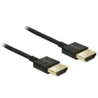 DeLOCK HDMI/HDMI, 0.5 m cable HDMI 0,5 m HDMI tipo A (Estándar) Negro