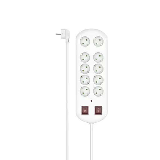 Hama 00223163 base múltiple 2 m 10 salidas AC Interior Blanco