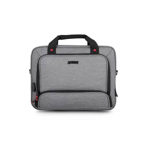 Urban Factory Mixee 35,6 cm (14") Maletín Gris, Rosa