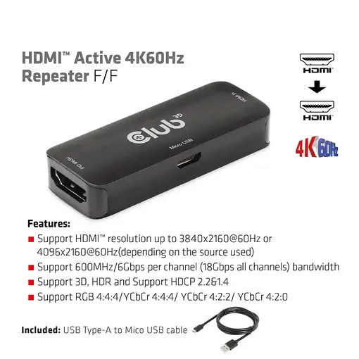 CLUB3D CAC-1307 cable HDMI