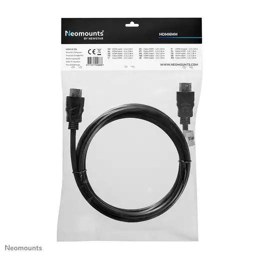 Neomounts HDMI6MM Cable HDMI - 1.8 metros