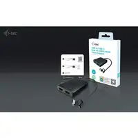 i-tec USB-A/USB-C Dual 4K/60 Hz HDMI Video Adapter