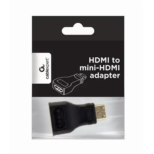 Gembird A-HDMI-FC cambiador de género para cable mini-HDMI Negro