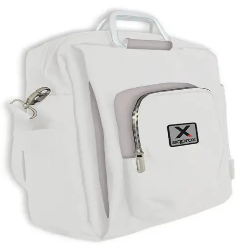 Approx appNBST15x 39,6 cm (15.6\) Mochila bandolera Gris, Blanco