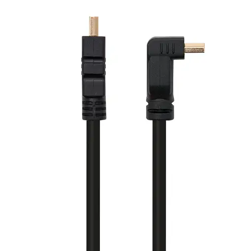 Nanocable CABLE HDMI ACODADO V1.4 (ALTA VELOCIDAD / HEC), A/M-A/M, 1.8 M