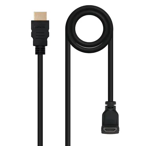 Nanocable CABLE HDMI ACODADO V1.4 (ALTA VELOCIDAD / HEC), A/M-A/M, 1.8 M