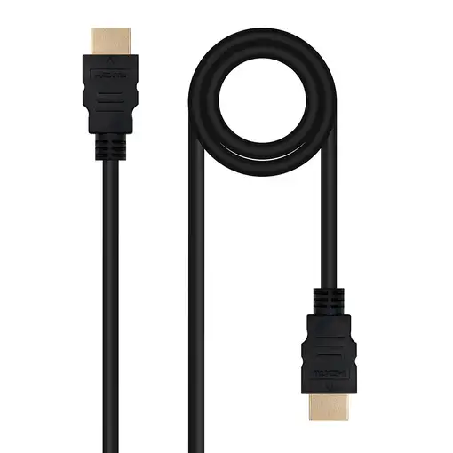 Nanocable Cable HDMI V2.0 4K@60Hz 18Gbps A/M-A/M, 0.5 m, Negro