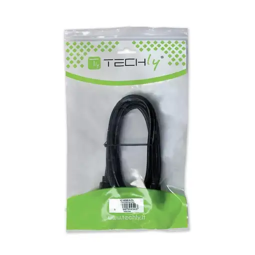Techly 2m HDMI cable HDMI HDMI tipo A (Estándar) Negro