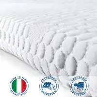 The White Stone Topper Viscoelastico Memory Foam H3 75x190 The White Stone Topper Viscoelastico Memory Foam H3 75x190